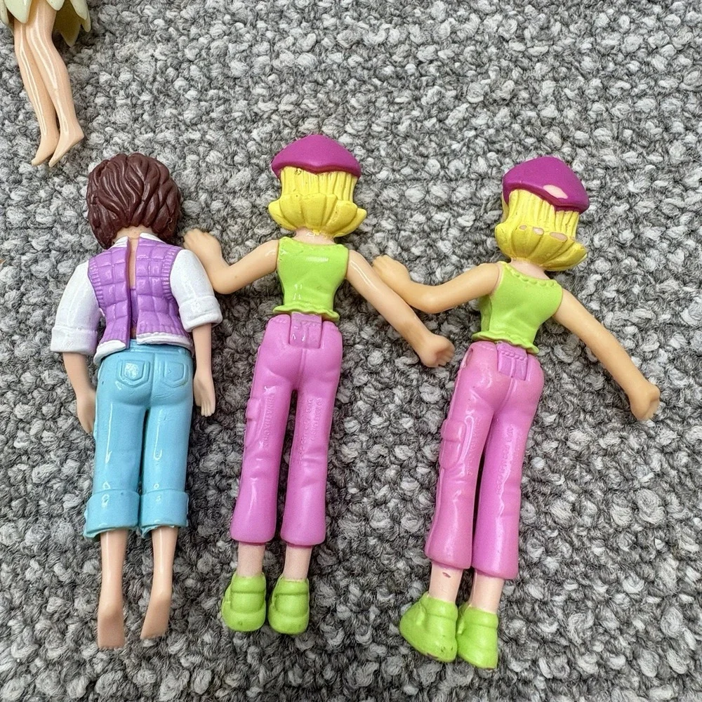 Polly Pocket VTG Rubber Clothes Boys And Girls Princesses Furniture Collectible